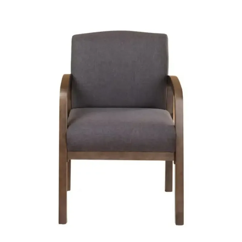 Simple and luxurious chairs, American style soft cushioned wooden chairs
