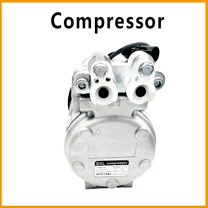 

High Efficiency AC Compressor for Doosan Daewoo DX75-9C/80 & Sany 60/65C Excavators, Direct Replacement Cooling Part
