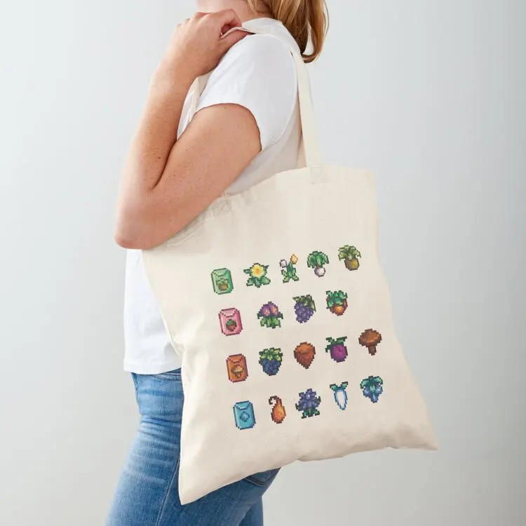 

Stardew valley wild seed Tote Bag free delivery bags cloth bag woman Canvas