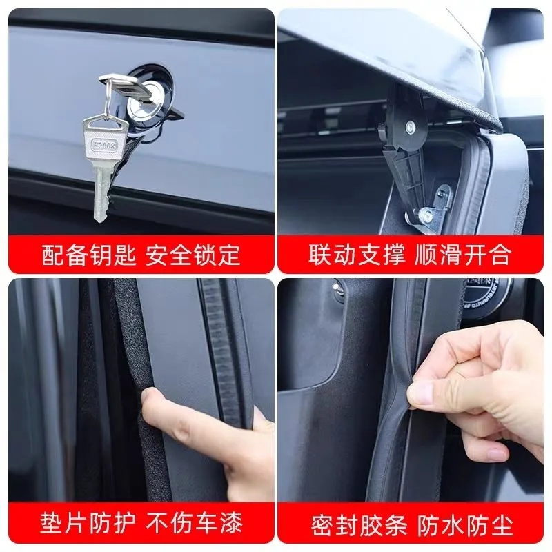 Cocok untuk tas sekolah kecil Jietu Traveler Shanhai T2, kotak peralatan luar, koper samping, kapasitas penyimpanan besar