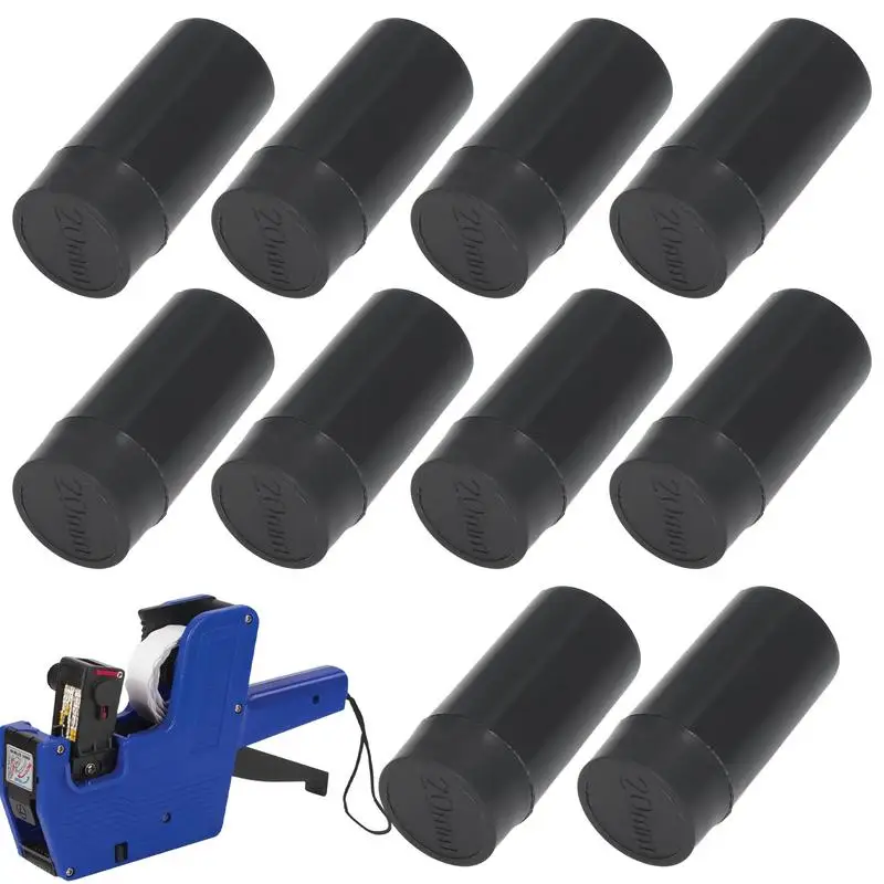 Label Tagging Machine Ink Roller 10Pcs Clothes Tag Applicator Ink Rollers 20mm Refill Ink Rolls Ink Cartridge Clothes Tag