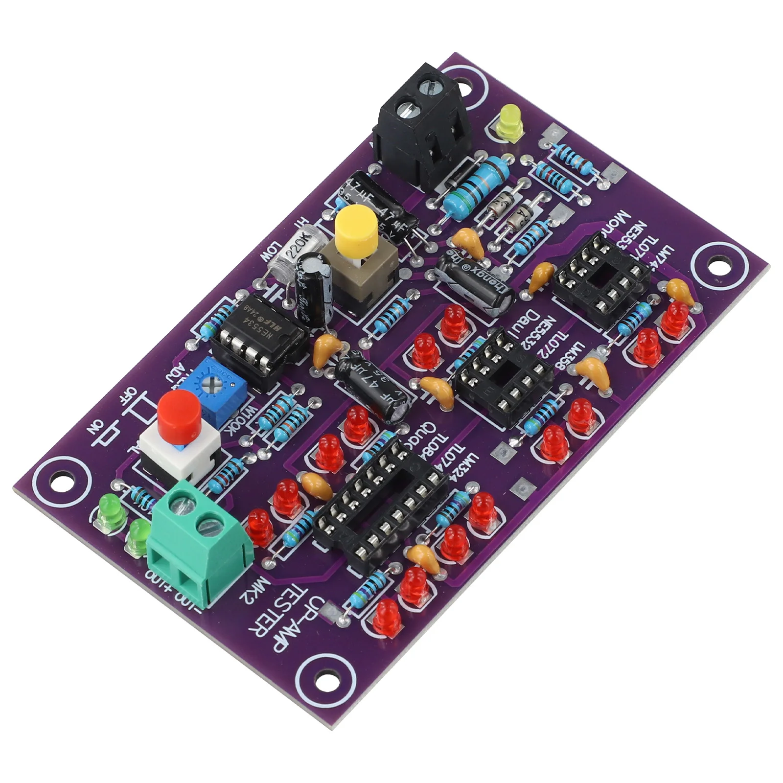 Op Amp Tester Current Greater Than 100mA Op Amp Test Board Amplification Capability Evaluation Dual Op Amp Testing