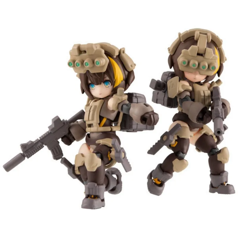 Genuine Original Mega House Desktop Army Titania Delta Action Figure PVC Collectible Model Dolls Statuette Ornament Gift Toys