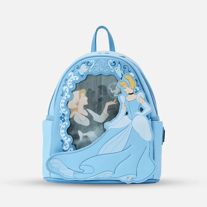 Loungefly Disney Beauty And Beast Backpack Cinderella Princess Bag Backpack Perspective Mini Kids Backpack Girl Cute Backpack