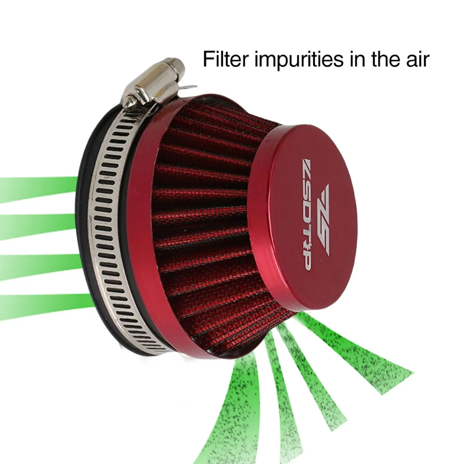 

Rubber Alloy Universal Motorcycle Air Filter Intake Cleaner Replacement for Motocross Pit Bike ATV Parts