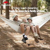 Naturehike Outdoor Camping Hammock Ultralight 630/790G Printed Tourist Hammock Chair Anti-rollover Garden Portable Double Swing