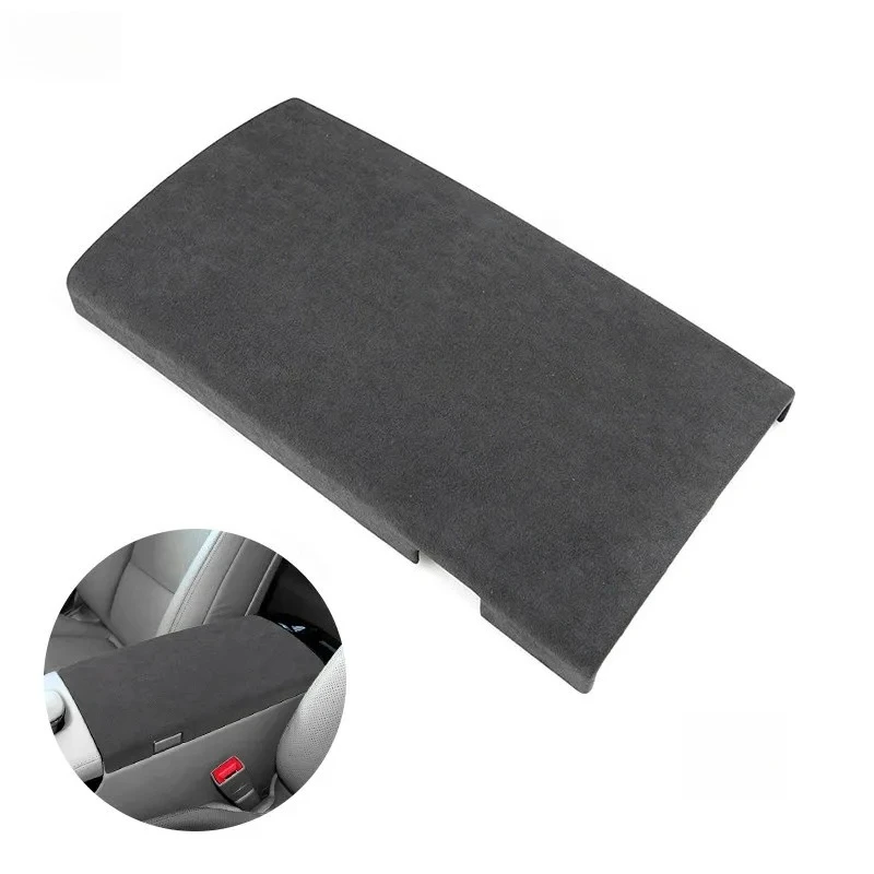 for Mercedes-Benz S Class W221 2008 2009 2010 2011 2012 Car Interior ABS + Import Suede Leather Center Armrest Box Cover Trim