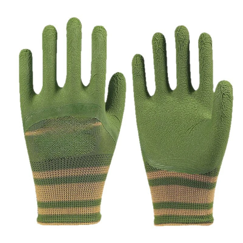 قفازات عمل مقاومة للاهتراء وناعمة وغير قابلة للانزلاق وعديمة الرائحة لحماية موقع البناء