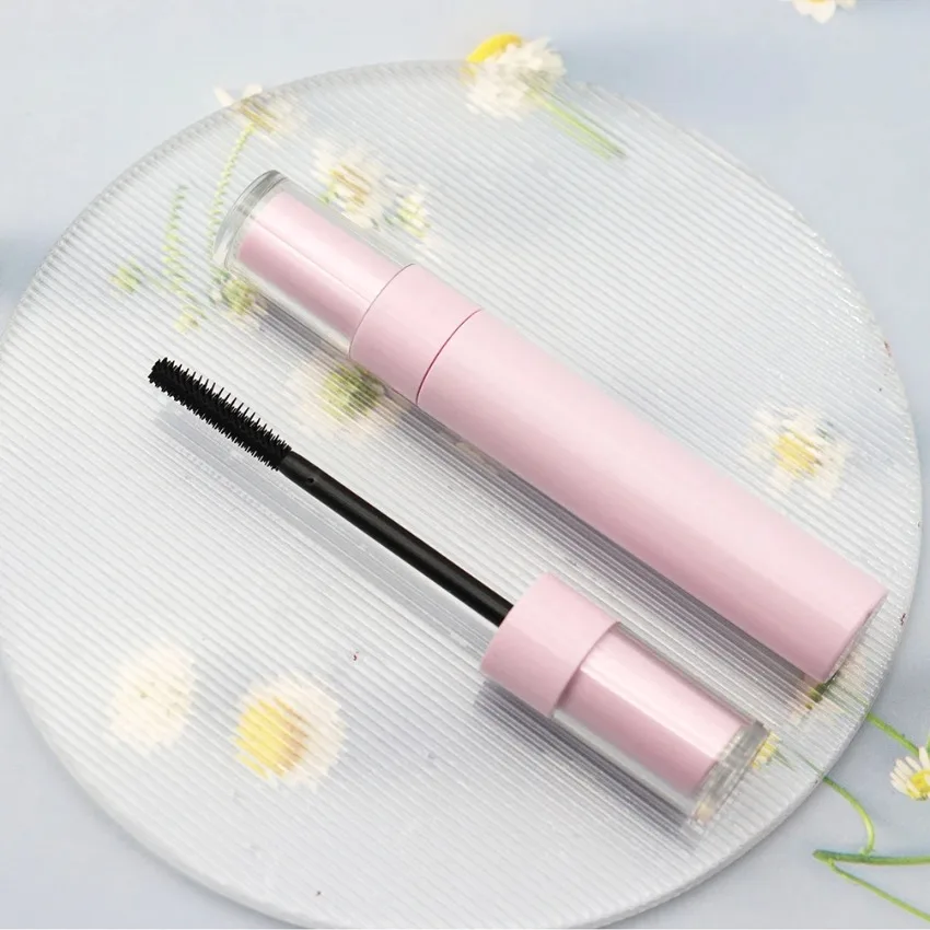 Custom Pink Tube Mascara Easy To Wear Long Lasting Extension Eyelash Long-wearing Black Color Mascara Private Label Bulk Makeup