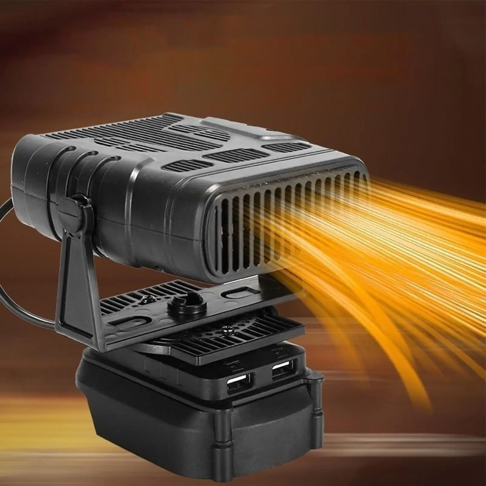 

USB Car Heater & Defroster For Vehicle Windshield Truck Cab, Portable Heater For Desk Bedroom Garage Indoor Outdoor Use