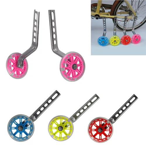 Imagen 1 del producto Estabilizadores para bicicleta y niños, ruedas de entrenamiento de 12-20 "", accesorios resistentes, 1 Juego de accesorios