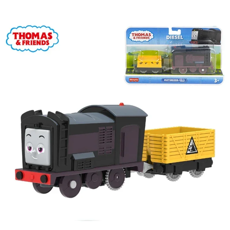 Modelo de tren eléctrico de la serie Track Master para niños, juguetes motorizados de aleación de Thomas y Friends, diésel, Nia, locomotora, Original