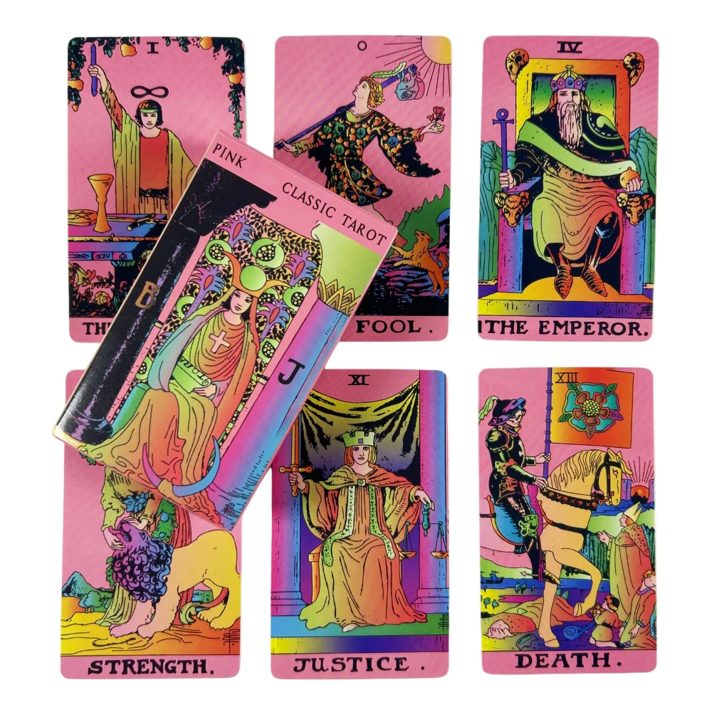 Pink Rider Tarot Card Deck 78  - Party Games Mystery recensie en prijs