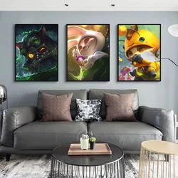 League of Legends Teemo DIY Sticky Poster Whitepaper Prints Posters Artwork Nordic Home Decor