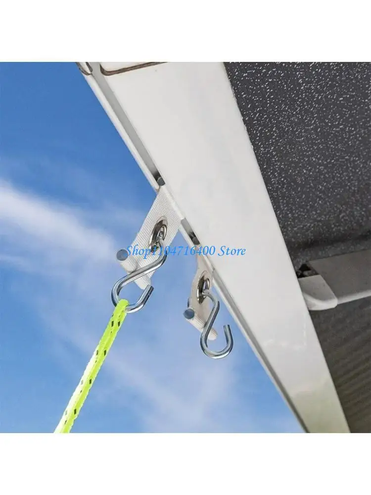 

y1gd Weatherproof Camping Shade Hook Hole Suitable for Most Travel Trailers Simple Tool Less Assembly Wind Resistant Canopy
