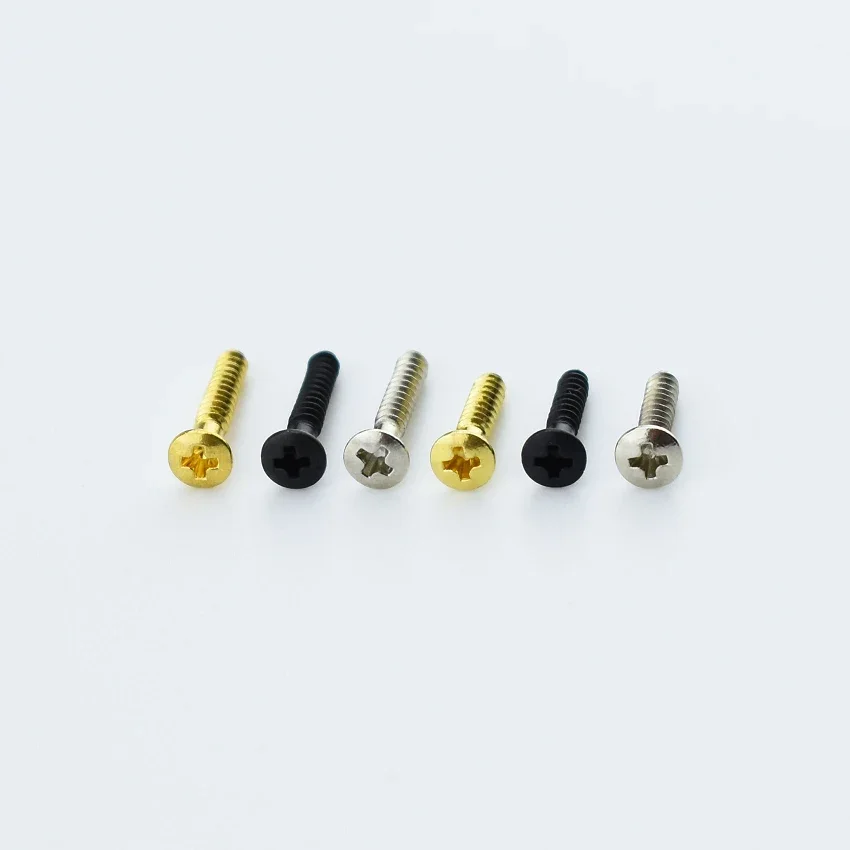 Tornillo de marco de montaje de pastilla Humbucker, tornillos de anillo para guitarra eléctrica, hecho en Corea, nuevo, 8 piezas