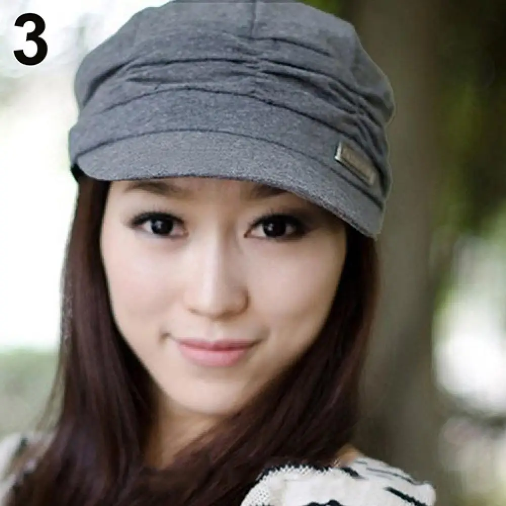 Casual Hat Peaked Cap Fashion HOT SALES !!! Women Pleated Outdoor Sports Travel Sunhat