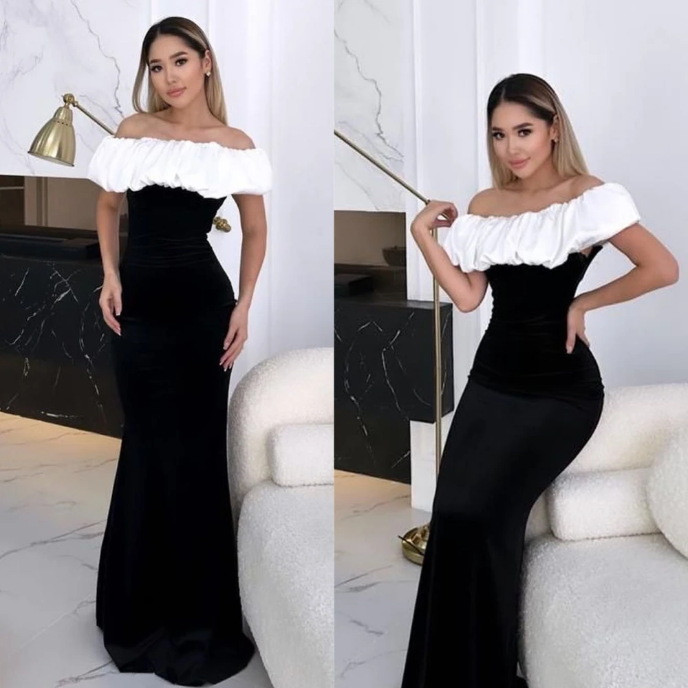 

Jiayigong Prom Jiayigong Exquisite Fashion Off-the-shoulder A-line es Fold Satin Custom