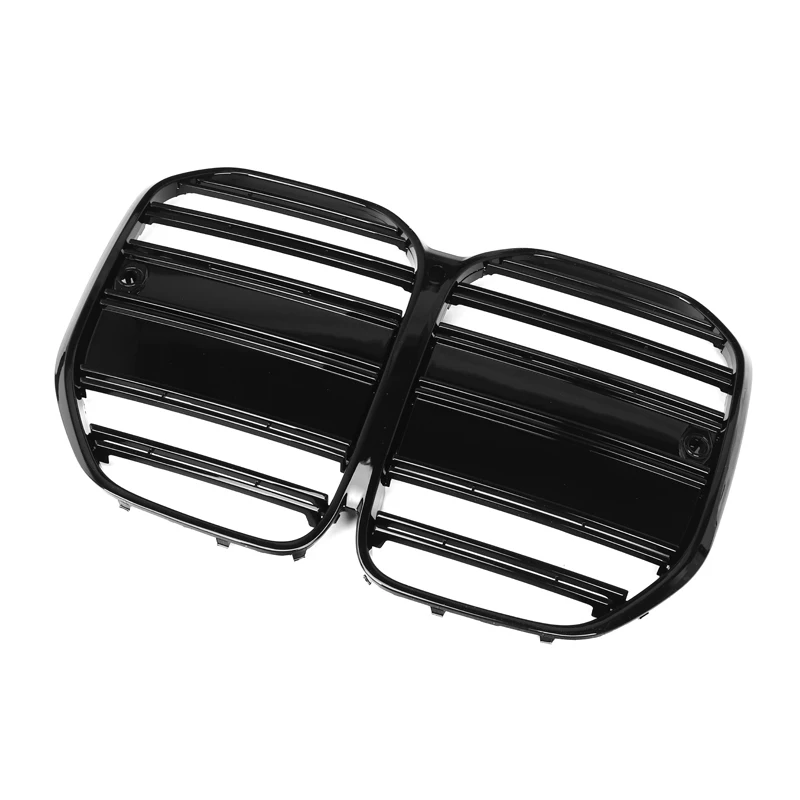 Front Center Grille Dual Slat Grille For BMW G22 4 Series Coupe 2 Doors 420i 430i 435i M440i 2021 ON