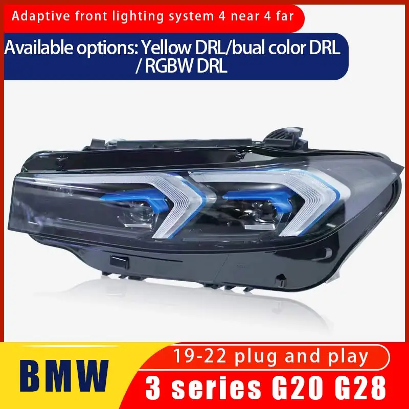 

J ONE Headlight for BMW G20 G28 LED Headlight 2019-2024 Headlight 320i 3 Series DRL Turn Signal High Beam Angel Eye Projector