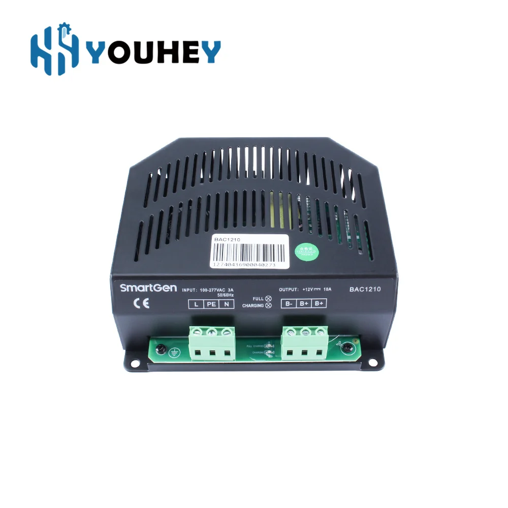 BAC1210 Smartgen Generator Set 12V/24V Battery Charger Diesel Generator Lead-acid Battery Intelligent Charger