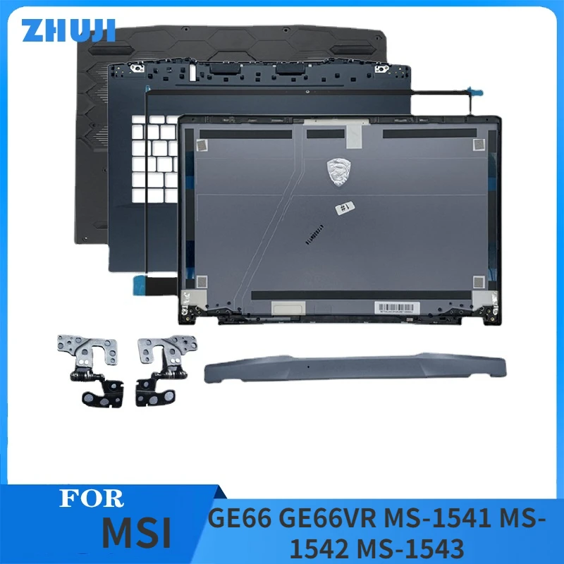 

Laptop Frame Case For MSI GE66 GE66VR MS-1541 MS-1542 MS-1543 LCD Back Cover/Front Frame/Hinges Cover/Palmrest/Bottom Case Cover