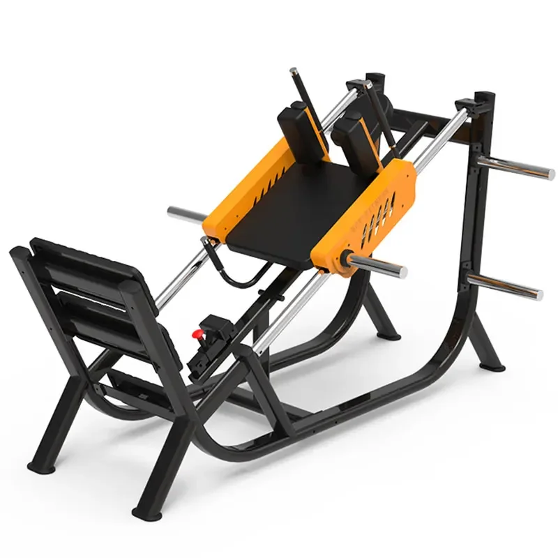 Professional Strength Training Gym Equipment Plate Loaded Leg Press Super Hack Squat Machine