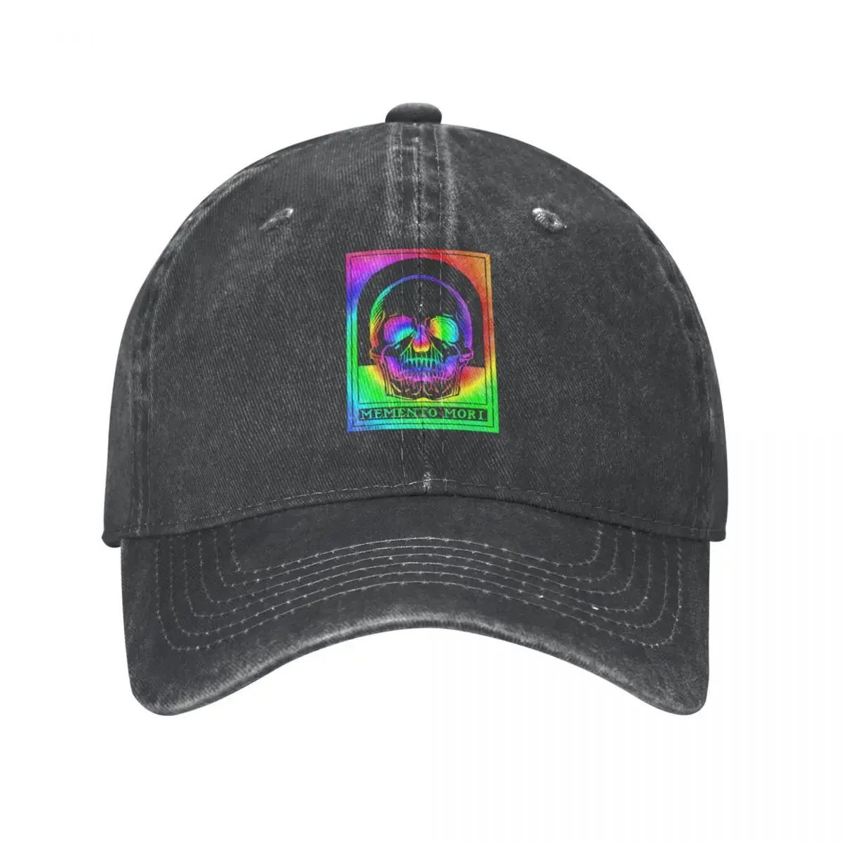 Memento Mori Skull Witchy (Tie Dye) Cowboy Hat Visor Thermal Visor New Hat Hat For Man Women'S