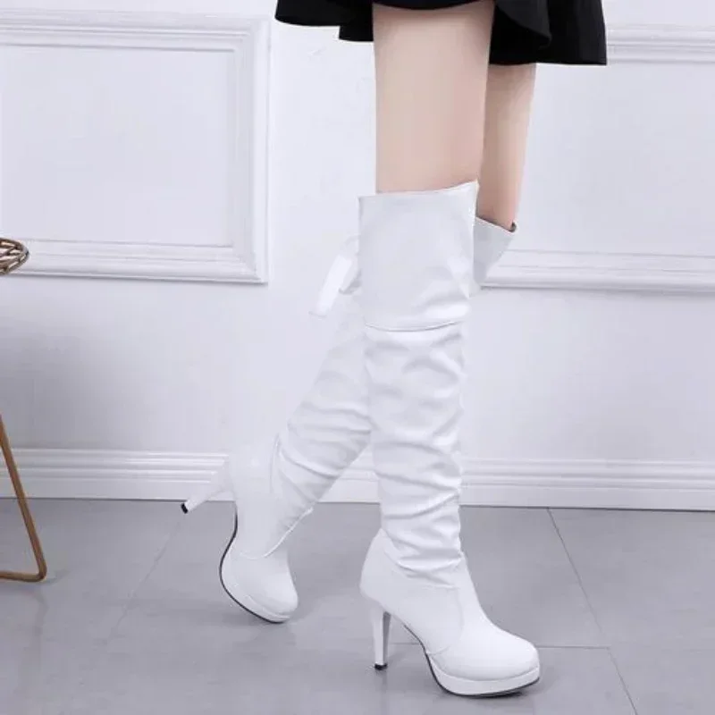 

2024 Hot Sales Spring and Autumn Female New Thin Over Knee Female Long Knight Large Size Female Thigh High Boots Women Boots