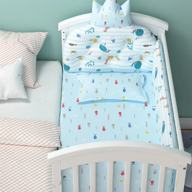 

Furniture set, crib for children, crib, multifunctional wood acceptable, adjustable three-level bedroom