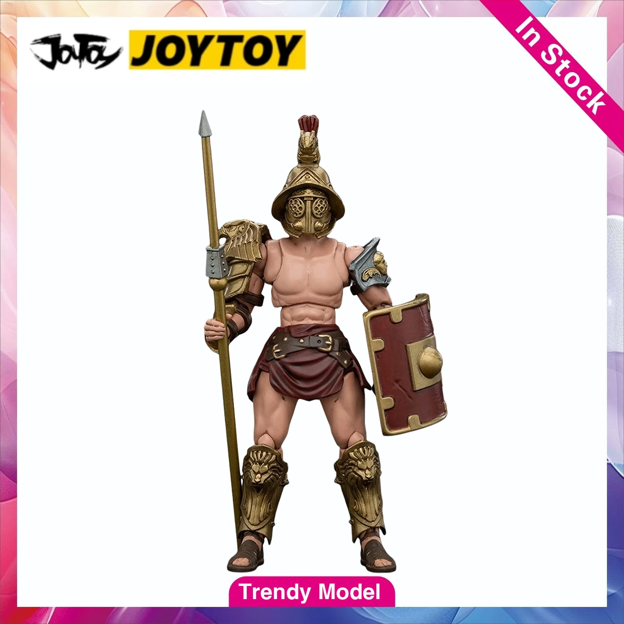 

【TM】JOYTOY Scale 1/18 Action Figure Roman Gladiator Thraex Gladiator Model Toy Gift