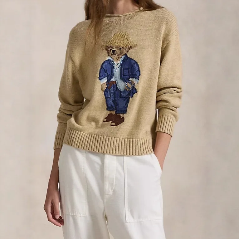 Women's New American Style Round Neck & High Neck Sweater - Oversized Long Sleeve Knit Top, Cozy Loose Fit, Trendy Casual Wear