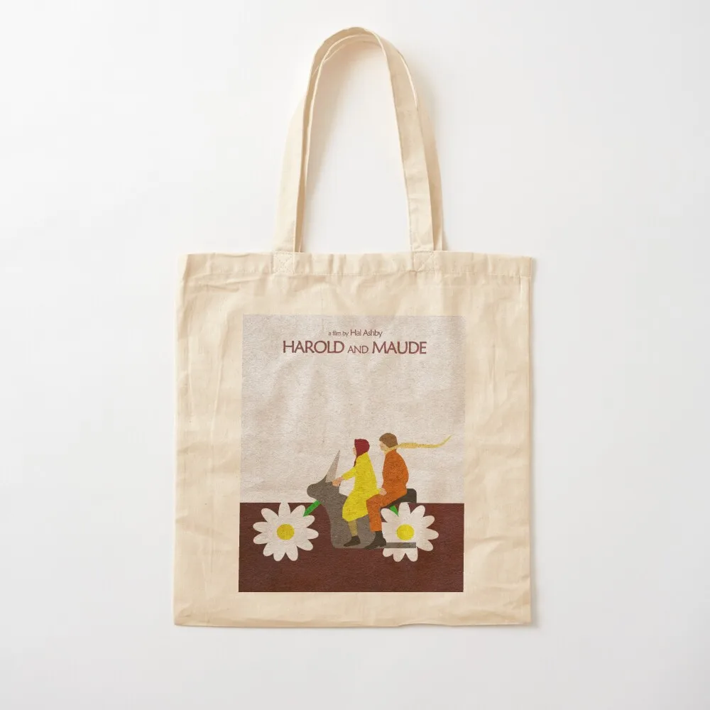 

Harold and Maude Tote Bag Women's shopper bag supermarket folding bag tote bags aesthetic Fabric Canvas Tote