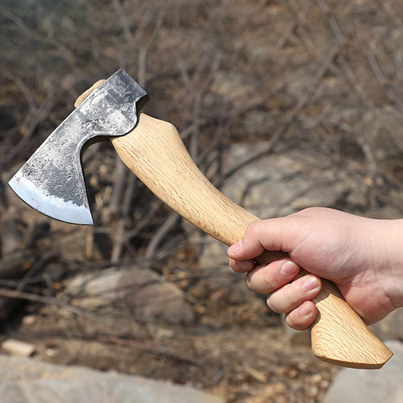 Outdoor Small Ax Portable Hand Hatchet Camping Supplies Axe for Professional Multifunctional Ax Firewood Survival Accessories