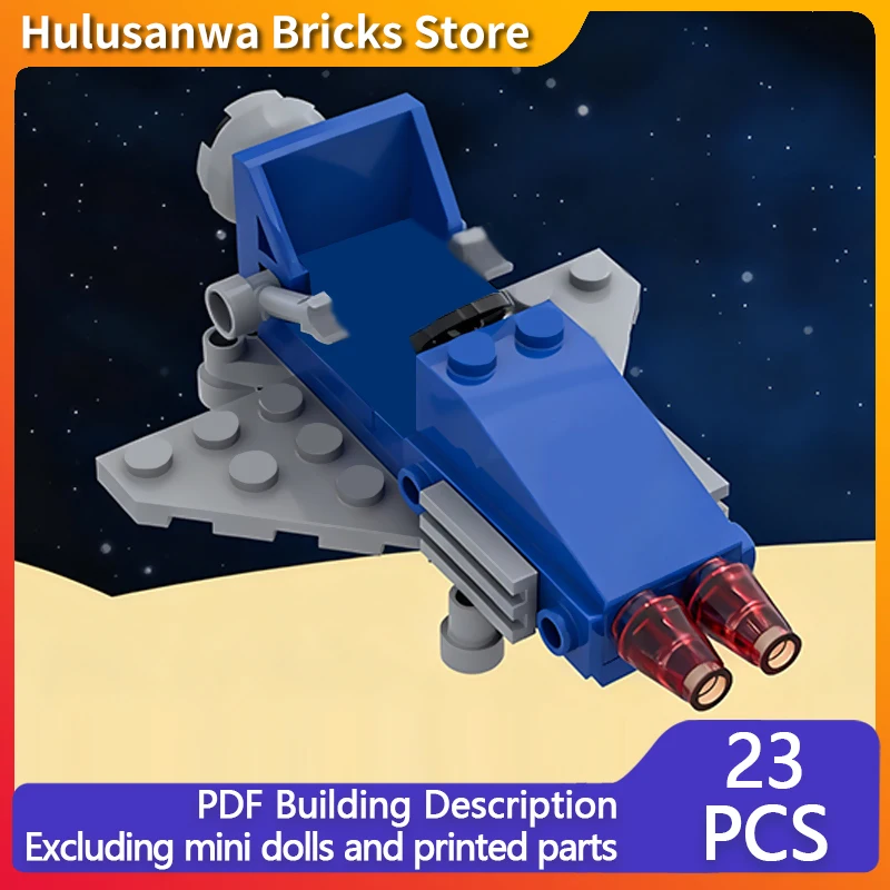 

Classic Vehicle Spaceship Model MOC Building Bricks War Equipment Modular Technology Gifts Holiday Assemble Children Toys Suit