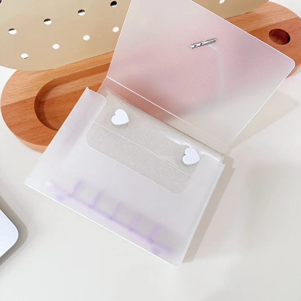Frosted Transparent Korean Photocard Holder Idol Photo Card Picture Idol Card Display Protector Simple Clear