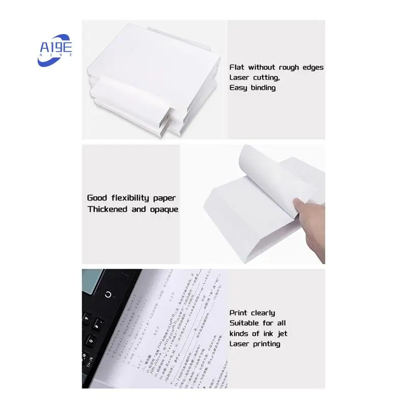 

A19E-A4 Copy Paper, Printer Paper, Multipurpose, Printer Paper 8.27X11.69 Inch White, White Paper,Office Supplies(500 Sheets)
