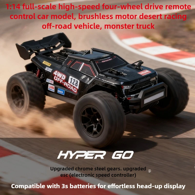 Cool Stuff Toy Car Funny Gift-1:14 High-speed 4WD Rc Truck,Brushless Bigfoot Off-road Rc Cars for Adults,Remote Control Car Toy