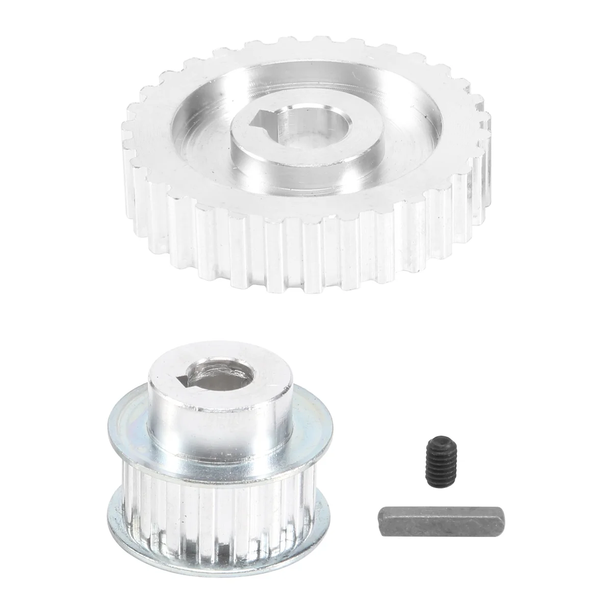 2 قطعة بكرة معدنية متزامن موتور تروس حزام والعتاد محرك عجلة والعتاد S Cj0618 مخرطة صغيرة التروس ، آلة قطع المعادن التروس