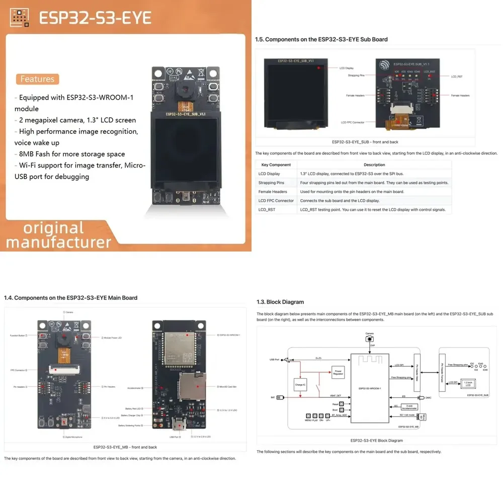 ESP32-S3-EYE AIoT Development Board