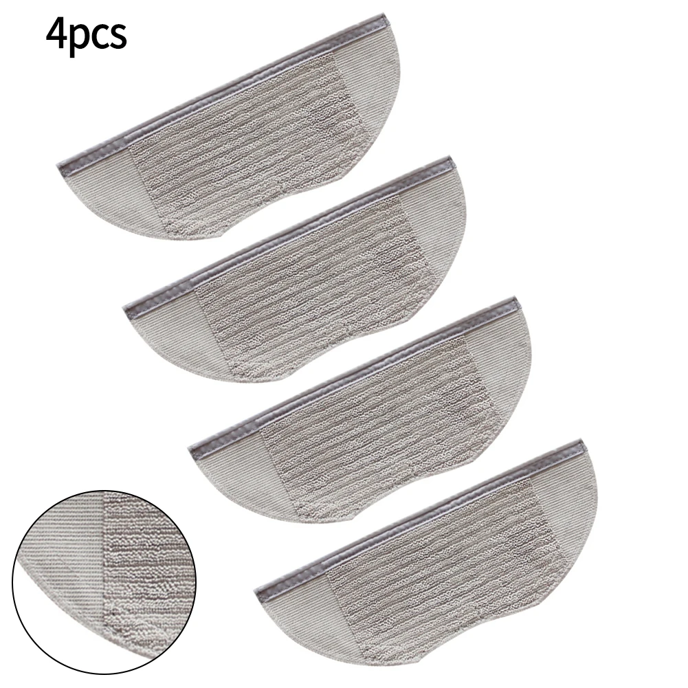 4pcsReplacement Microfiber Mop Pads Microfibre Wiping Pad Cloth For Medion for x40 SW (MD 20040) Robot Vacuum