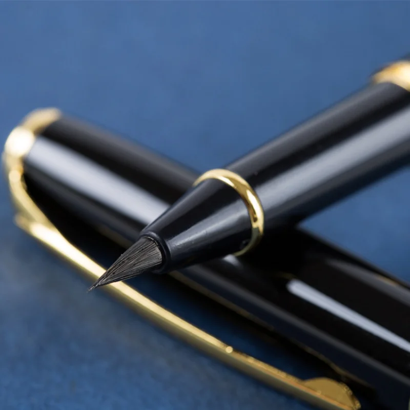 Calligraphy general metal soft brush pen water brush fountain pen type absorption type watercolor brush Out water writing brush