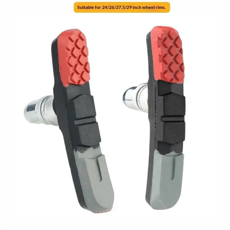 V-Bremsbeläge 2 Stück 70mm Hochwertiger, strapazierfähiger Gummi für Metallfelgen, geeignet für Nass- und Trockenbedingungen im Winter und Sommer beim Radfahren. – Detail 15