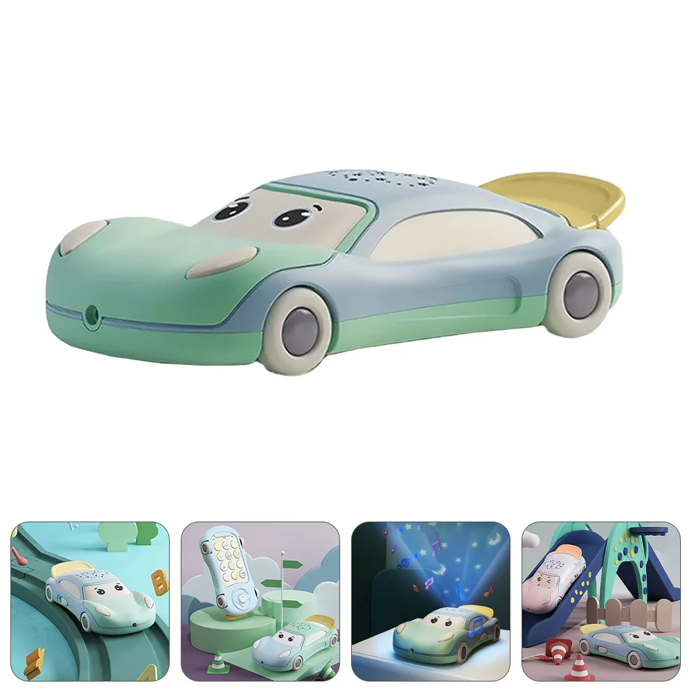 Musica Light Story Machine Cartoon Car Design Telefono per bambini Simulazione educativa per bambini Apprendimento vocale multifunzionale Interattivo