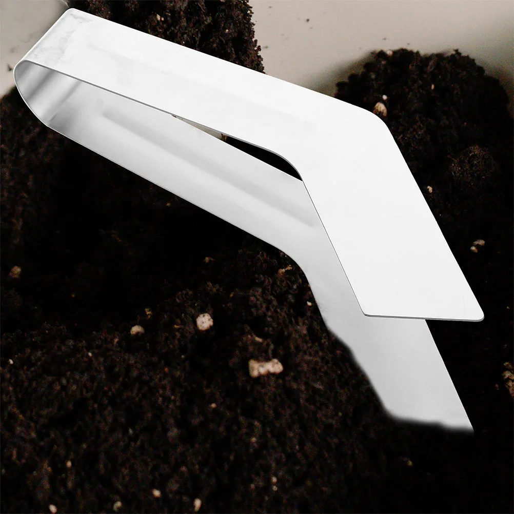 

2pcs Stainless Steel Transplanting Pliers Set Compact Durable Garden Tool for Seedling Planting Portable
