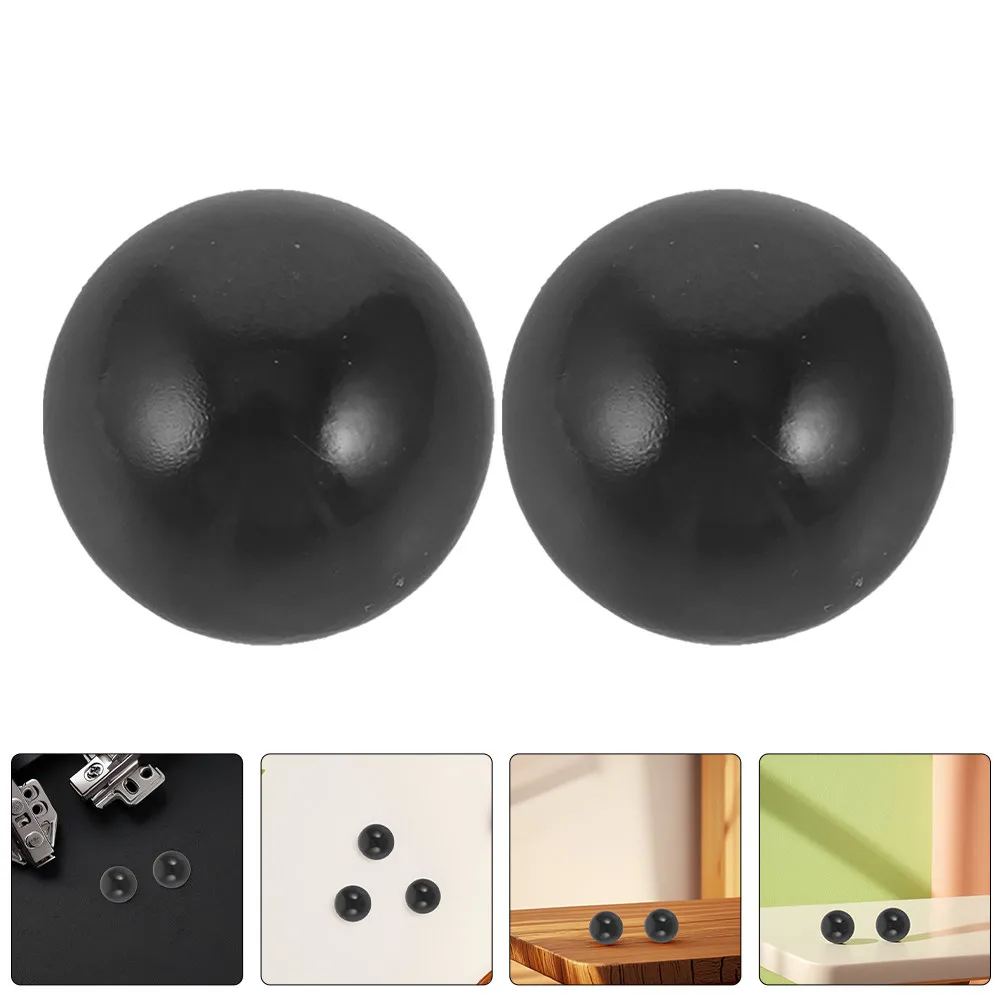 6Pcs Black Plastic Pinball Balls Replacement Parts for Arcade Game Machine Interactive Play Set Pinball Game Parts