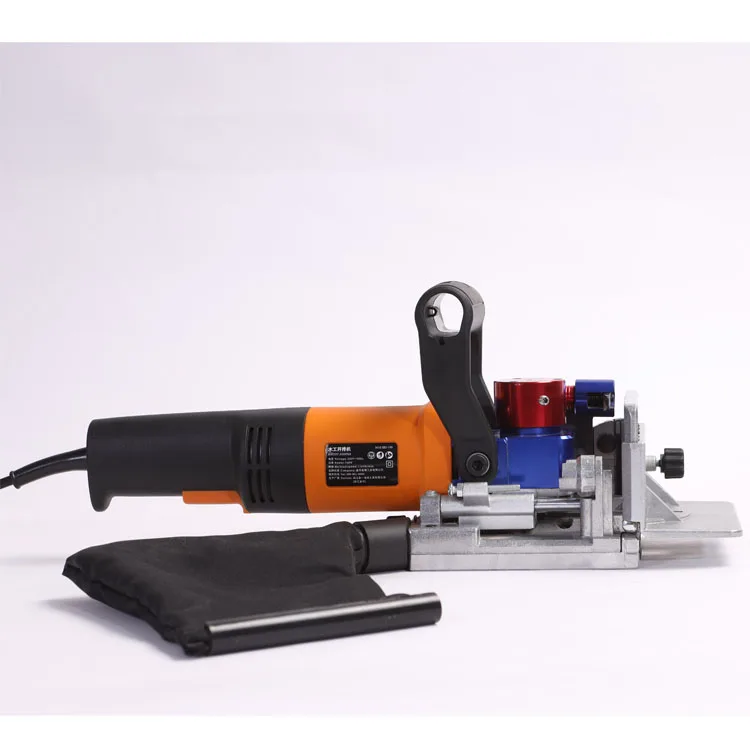 Biscuit Slotting Electric Dowel Jointer Machine For Woodworking Multi Angle Connector Panel Furniture Side Hole Machine