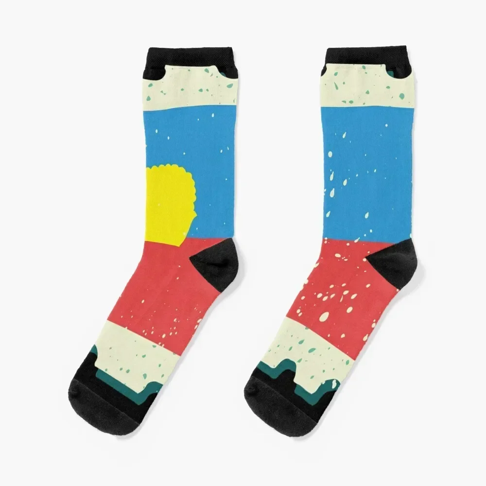 

Country flag Liechtenstein Socks snow cycling Woman Socks Men's