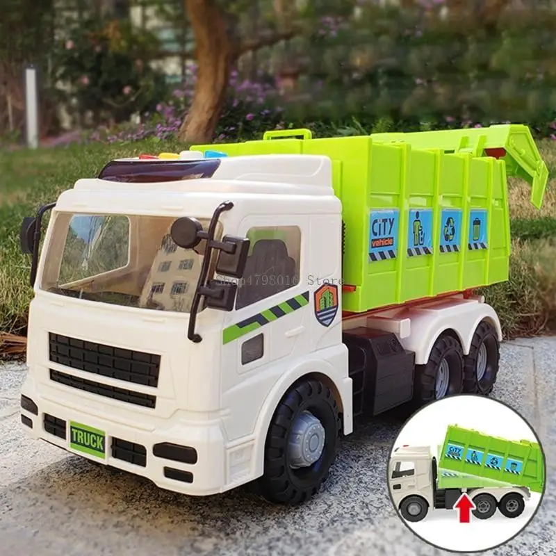 City Fleet Large Toy Car Dump Truck Engineering Truck Building Block City Construction Toy For Children Boy Adults