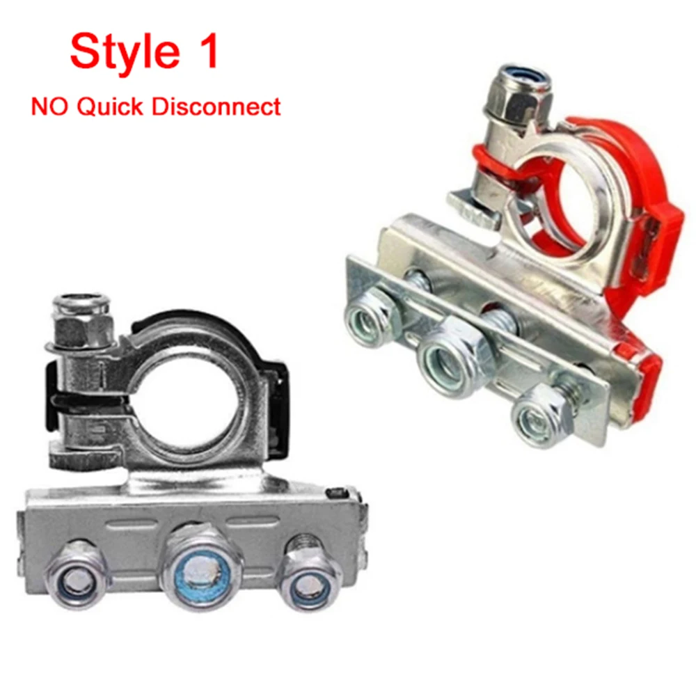 2 pcs Quick Release Battery Terminals with Protective Lids, Battery Terminals, Cable Connectors